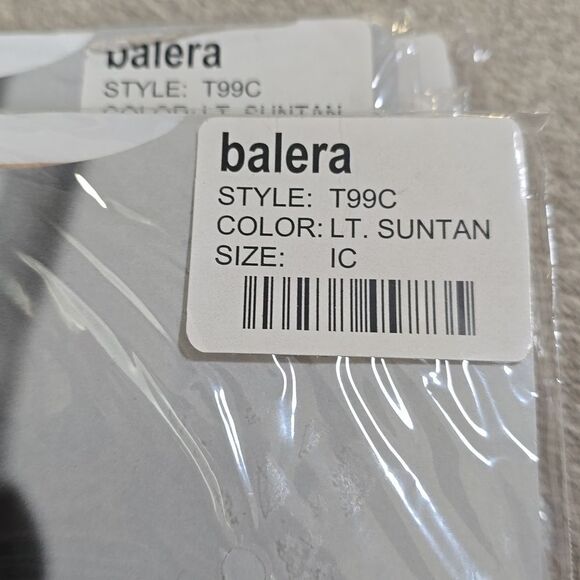 BALERA Dancewear Footed Ballet Tights LT Suntan - Picture 2 of 11